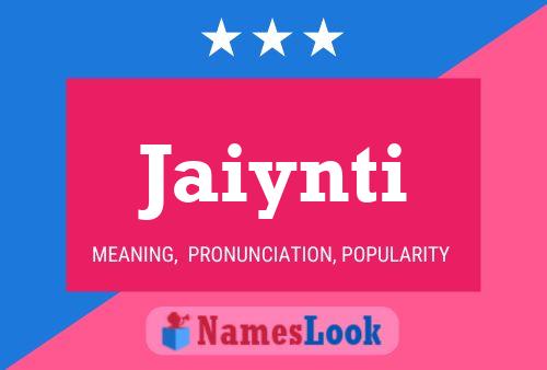 Jaiynti Naam Poster