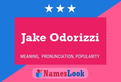 Jake Odorizzi Naam Poster