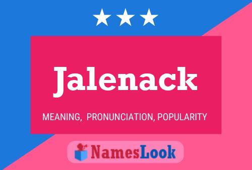 Jalenack Naam Poster