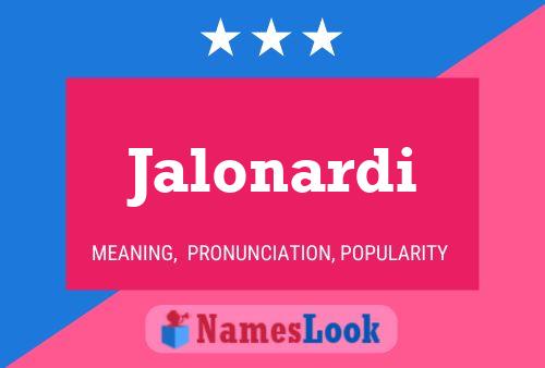 Jalonardi Naam Poster