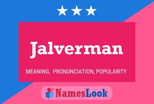 Jalverman Naam Poster