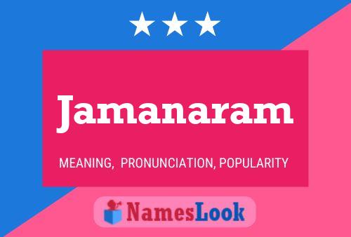 Jamanaram Naam Poster