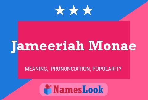 Jameeriah Monae Naam Poster