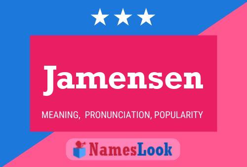 Jamensen Naam Poster