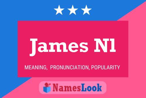 James Nl Naam Poster