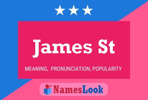 James St Naam Poster