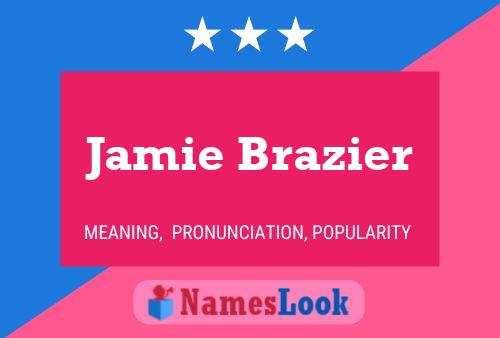 Jamie Brazier Naam Poster