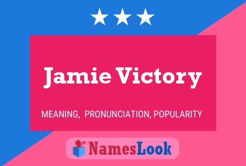 Jamie Victory Naam Poster