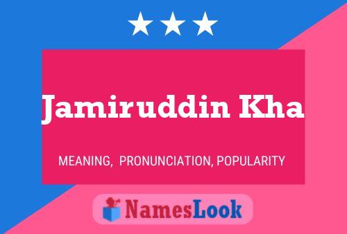 Jamiruddin Kha Naam Poster