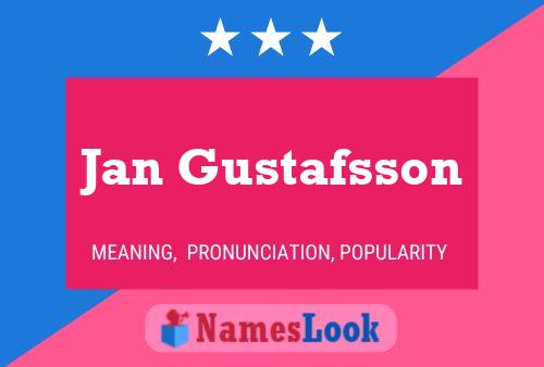 Jan Gustafsson Naam Poster