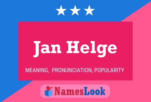 Jan Helge Naam Poster