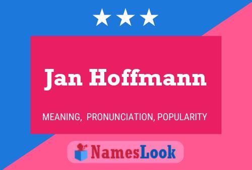 Jan Hoffmann Naam Poster