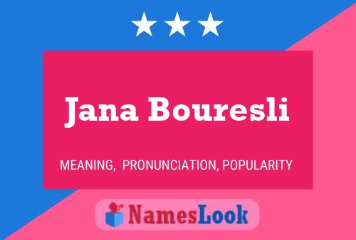 Jana Bouresli Naam Poster