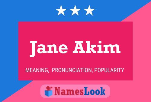 Jane Akim Naam Poster