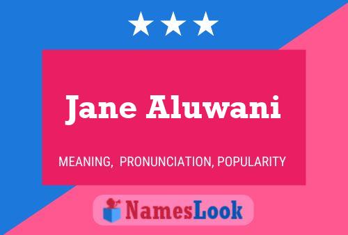 Jane Aluwani Naam Poster