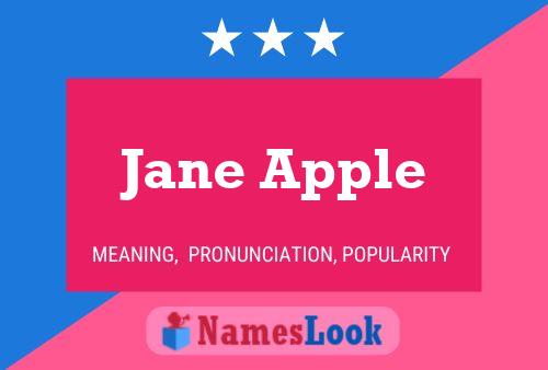 Jane Apple Naam Poster