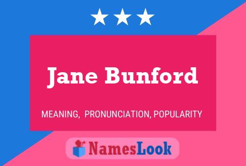 Jane Bunford Naam Poster