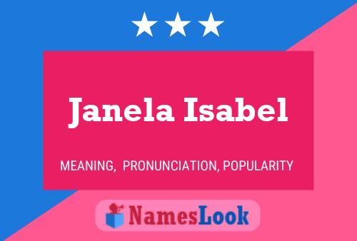 Janela Isabel Naam Poster