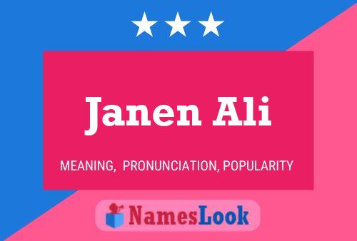 Janen Ali Naam Poster