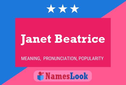 Janet Beatrice Naam Poster