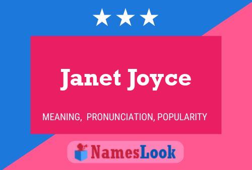 Janet Joyce Naam Poster