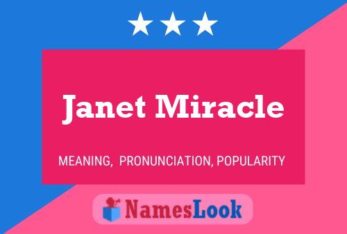 Janet Miracle Naam Poster