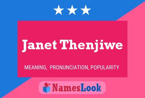 Janet Thenjiwe Naam Poster