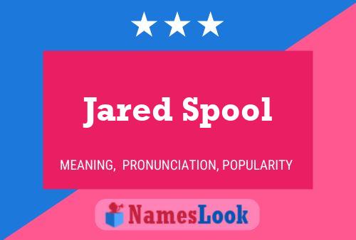 Jared Spool Naam Poster