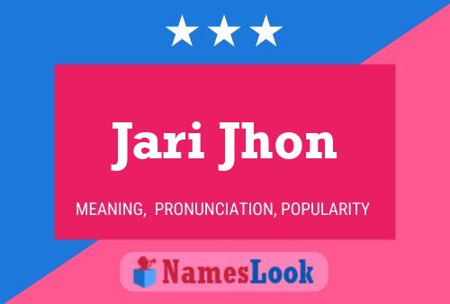 Jari Jhon Naam Poster