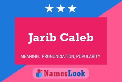 Jarib Caleb Naam Poster