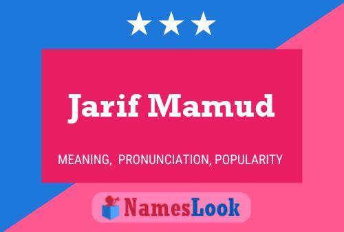 Jarif Mamud Naam Poster