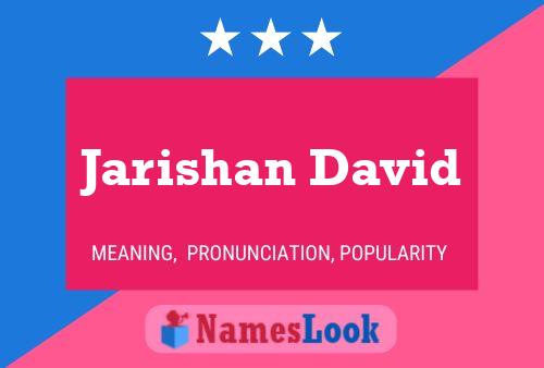 Jarishan David Naam Poster