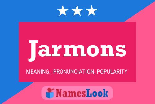 Jarmons Naam Poster