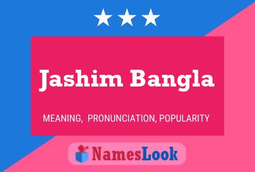 Jashim Bangla Naam Poster