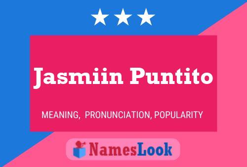 Jasmiin Puntito Naam Poster