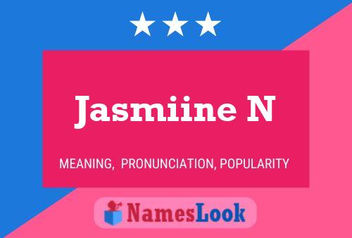 Jasmiine N Naam Poster