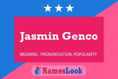 Jasmin Genco Naam Poster