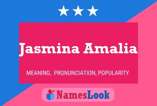 Jasmina Amalia Naam Poster