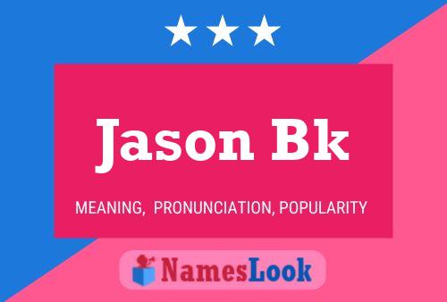 Jason Bk Naam Poster