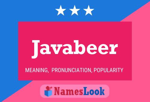 Javabeer Naam Poster