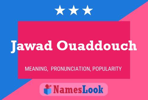 Jawad Ouaddouch Naam Poster