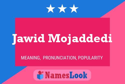 Jawid Mojaddedi Naam Poster