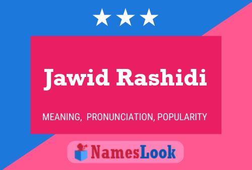 Jawid Rashidi Naam Poster