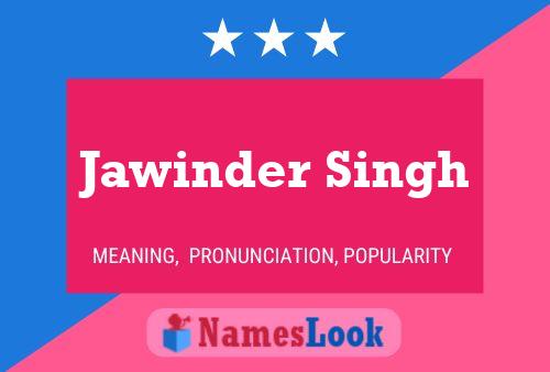 Jawinder Singh Naam Poster