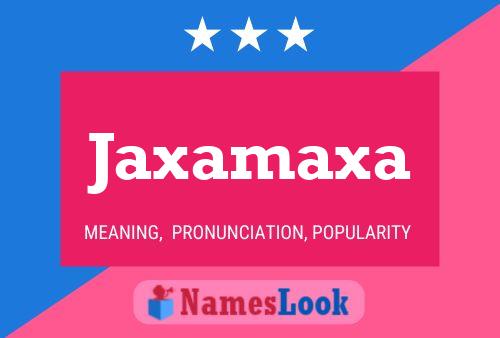 Jaxamaxa Naam Poster