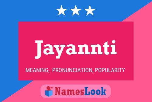 Jayannti Naam Poster