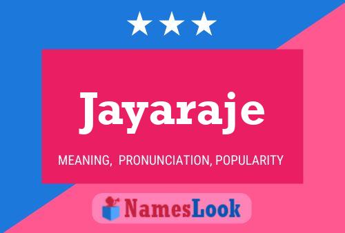 Jayaraje Naam Poster