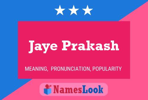 Jaye Prakash Naam Poster