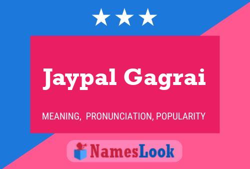 Jaypal Gagrai Naam Poster