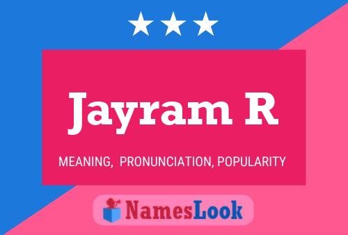 Jayram R Naam Poster